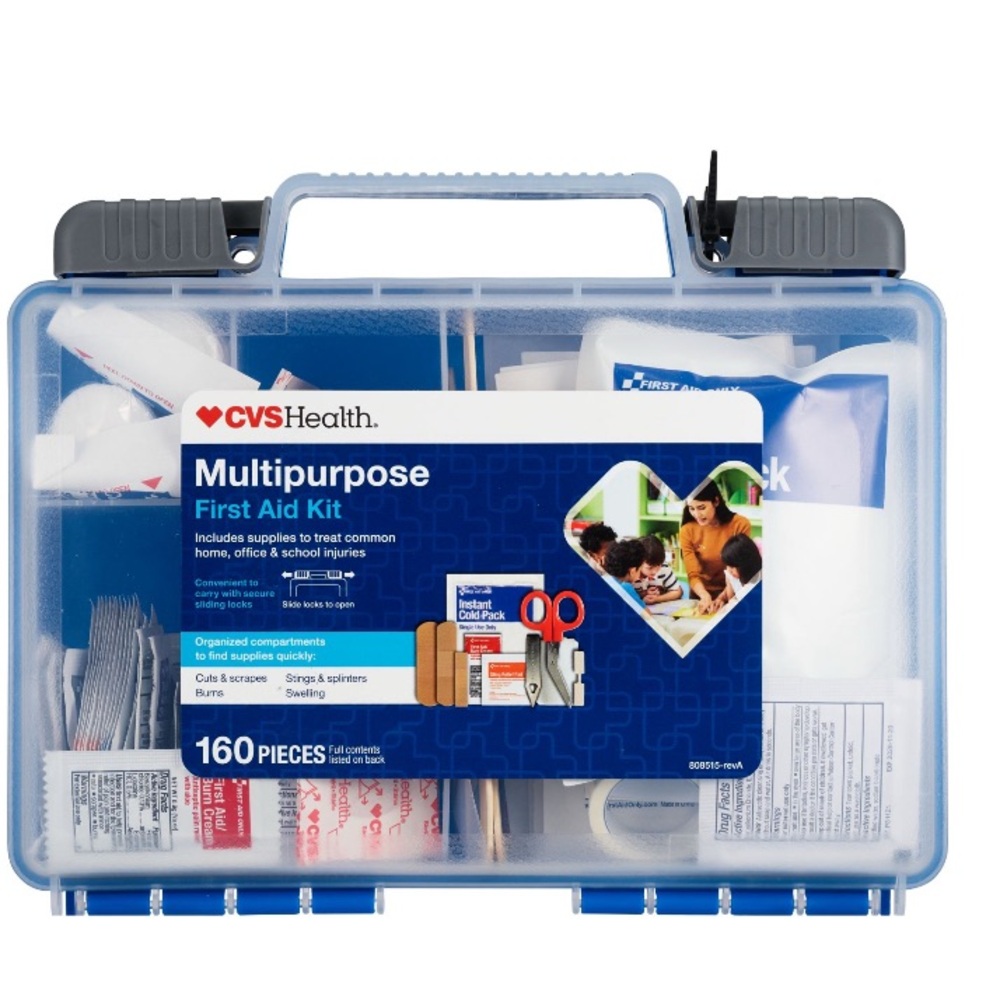 NEW CVS Health Multi Purpose 160 pc First Aid Kit